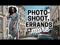LIVING IN PARIS | Real Life Abroad | Run Errands with Me + Social Media Shoot | PARIS VLOG #10