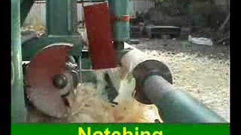Log Lathe LL-41: Notching