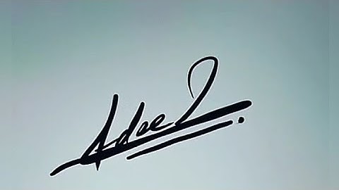 Adeel and Adeel Khan Name signature || Request Completed