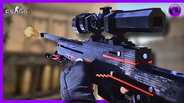 LEGO AWP "Redline" with Working Features! (CS:GO)