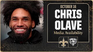 Chris Olave on red zone opportunities, Spencer Rattler | Bears vs. Saints NFL Week 7