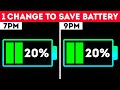 Simple Trick to Save Battery Life When You're Running Low