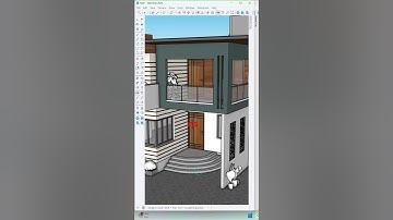 ✅How to place or make round stair inside Sketchup with follow path? #sketchup #new #viral #3d