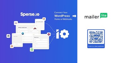 How to integrate MailerLite with WordPress forms and webhooks using Sperse.io (2022)