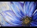 Easy Painting-Flower/Einfach Malen -Blumen/V296/Blue Flower