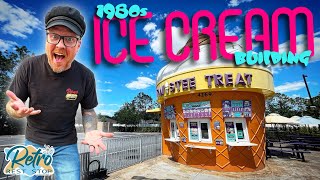 Amazing 1980’s Ice Cream Cone Building At Twistee Treat In Clermont / Winter Garden Florida