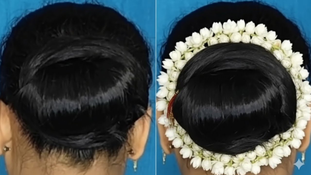 💖 "Beautiful Bridal Juda Design | Dulhan Ke Liye Perfect Hairstyle | Full Tutorial in Hindi