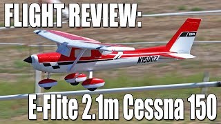 Assembly & Flight Review  EFlite 2.1m CarbonZ Cessna 150 Aerobat