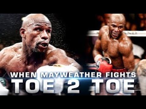 When Floyd Mayweather Fights Toe to Toe - YouTube