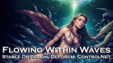 Flowing Within Waves 🧜 Stable Diffusion, Deforum, ControlNet