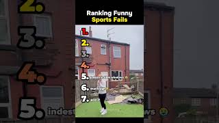 Ranking Funny Sports Fails #funny #shorts #sports #fails