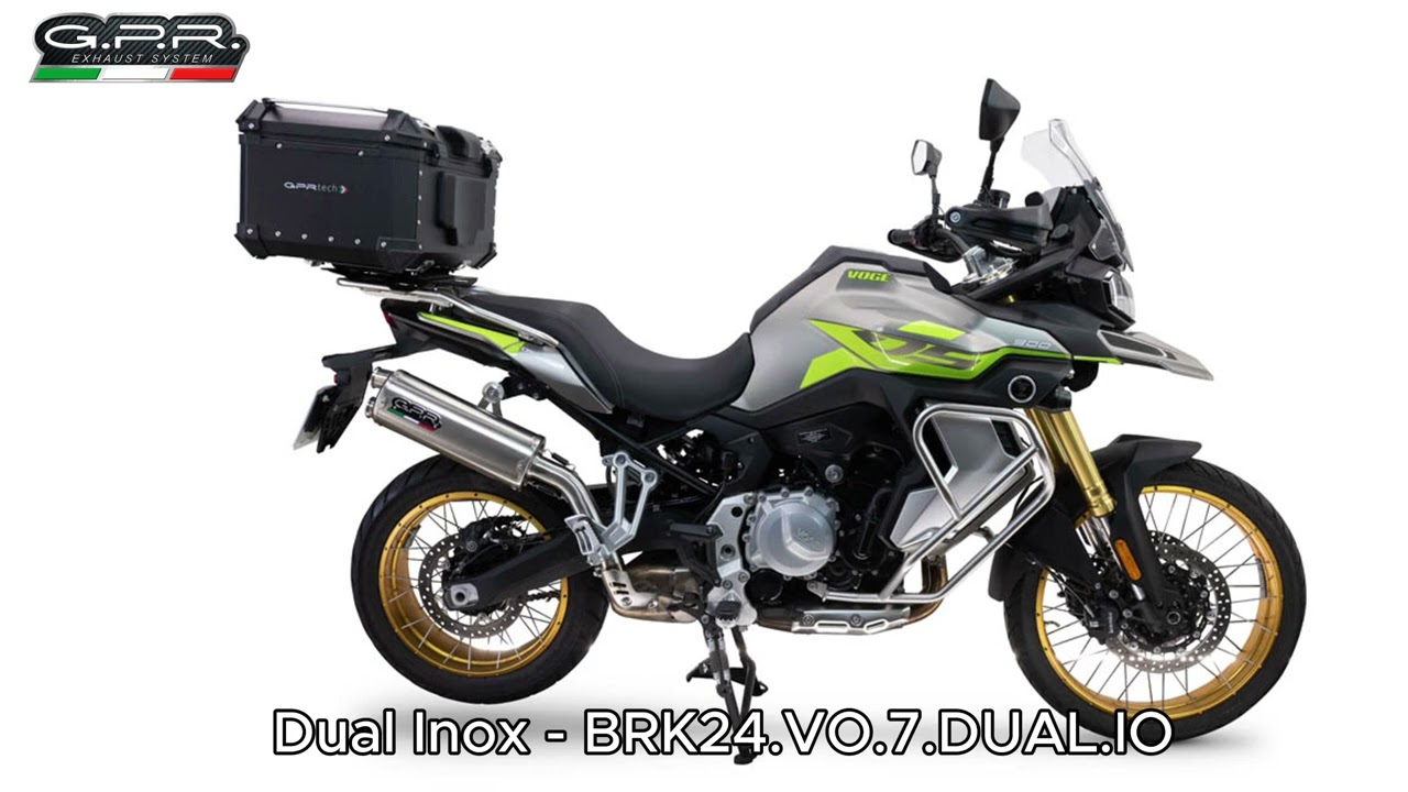 GPR Exhaust System Voge 900Dsx Dual Inox sound