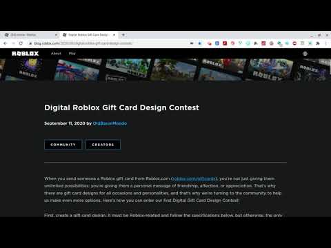 digital roblox gift card design contest