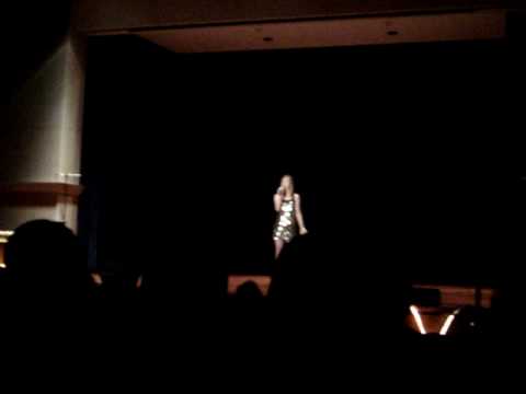 EMMA CLARKE... performing "Alone"
