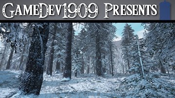Unreal Engine 4 Winter Land Built in Linux