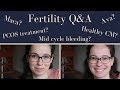 Fertility Q&A May 2019 | Maca, PCOS, homeopathy, healthy CM