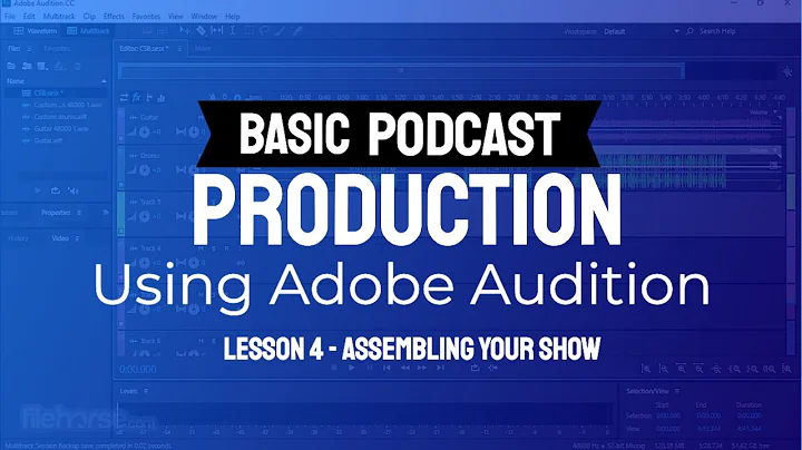 Basic Podcast Production with Adobe Audition - Lesson 4