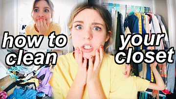 What is the fastest way to clean out a closet?