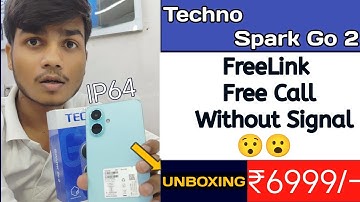 Tecno Spark Go 2 🔥| Make calls without network 😮 |Unboxing & Review | freelink | #tecno