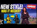 Yellowjacket *NEW* Black Edit Style Gameplay + Combos! Did She Need It? (Fortnite Battle Royale)