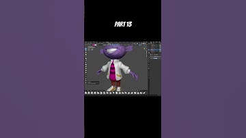 Stylized Rabbit (Texture Painting the clothes) #art #3danimation #3dsculpting #stylizedcharacter