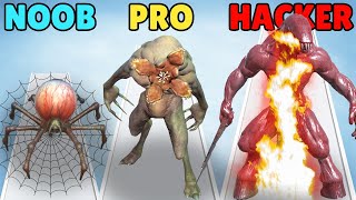 NOOB vs PRO vs HACKER in Monster PvP Arena