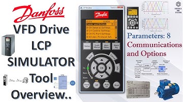 Danfoss VFD Drive LCP Simulator Tool Overview 🔧 | Full Walkthrough for Beginners