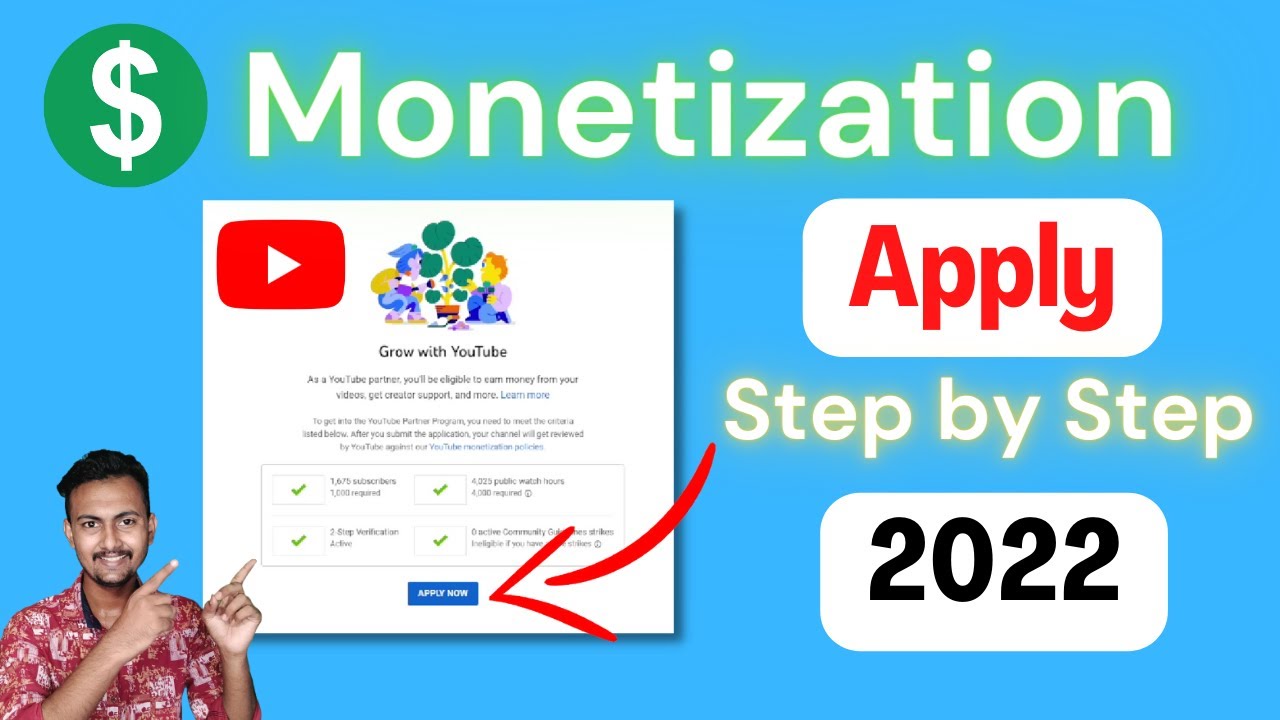 How To Apply Monetization On YouTube 2022 | Channel Monetize Kaise Kare ...
