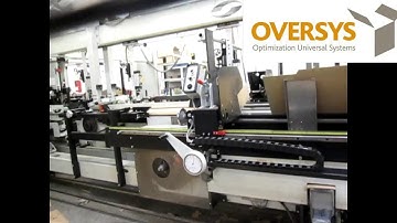 VIDEO OVERSYS U11000214 BAHMÜLLER BCL 2136 FOLDER GLUER TAPER STITCHER