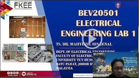 BEV20501/BEF23401 : Electrical Engineering Lab 1