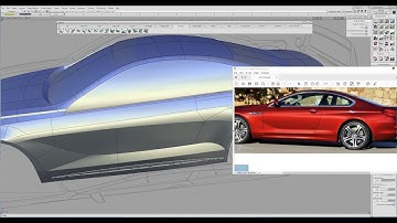 Alias Car Modeling  BMW 6S 23 ROCKER PANEL N RR SURFACE