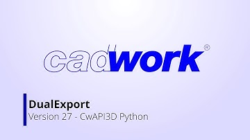 Building DualExport (Cadwork CwAPI3D Python)