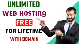 Unlimited Web Hosting Free For Lifetime For Biginners 2023