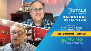 Dr. Quinton Hennigh of Irving Resources talks to Jay Taylor at the June 2022 Metals Investor Forum