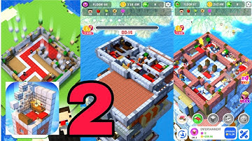 #Part 2 Tower Craft 3D – Idle Block Building Game  (Android - iOS)