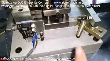Nylon Zipper Hole Punching Machine QLQ-HPM #Finished_zipper_machine #Zippermachinefactory