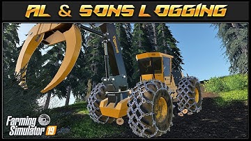 Ripping Up The Hill No Load Is Safe! 🏴‍☠️ AL & Sons #9 🏴‍☠️ ✔ Farming Simulator 2019 ✔ FDR Logging