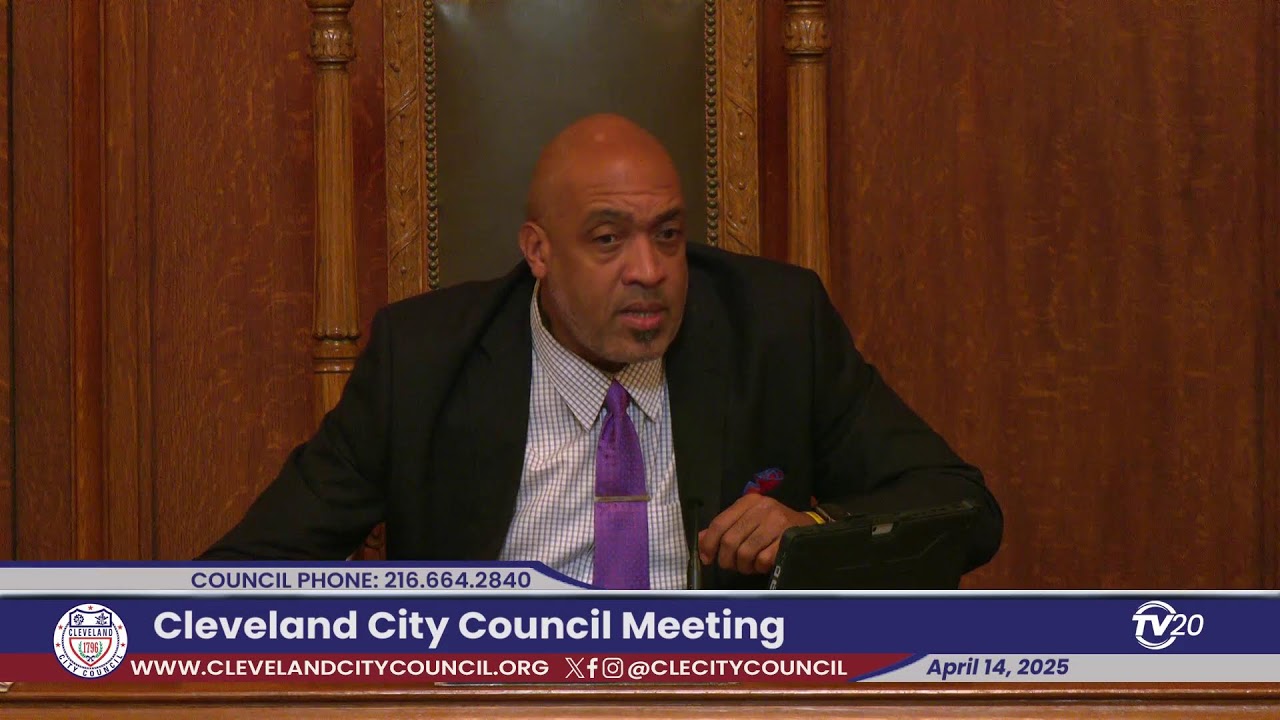 Cleveland City Council Meeting, April 14, 2025