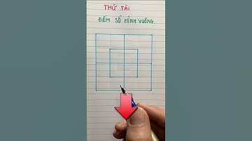 Thử thách đếm hình vuông. Toán Tư duy Sasmo lớp 3 | Học toán tiểu học toán Tư duy Edison