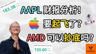 Apple财报分析! 苹果要起飞了? AMD可以抄底吗?【美股分析】