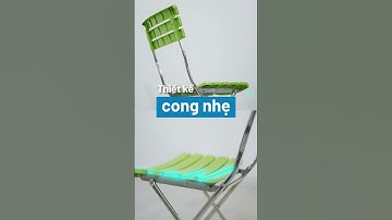 MƯA TO KHÔNG ĐÁNG NGẠI - NẮNG GẮT CHẲNG LO ÂU – “CHECK VAR”  GHẾ XẾP INOX KẾT HỢP NHỰA SIÊU CẤP!