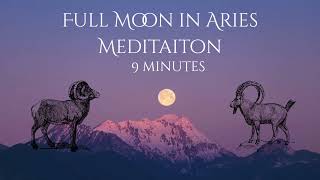 Embrace your authenticity with the Aries Full Moon Meditation October 2025