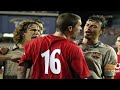 Roy keane vs carles puyol and luis enrique barcelona vs manchester united friendly