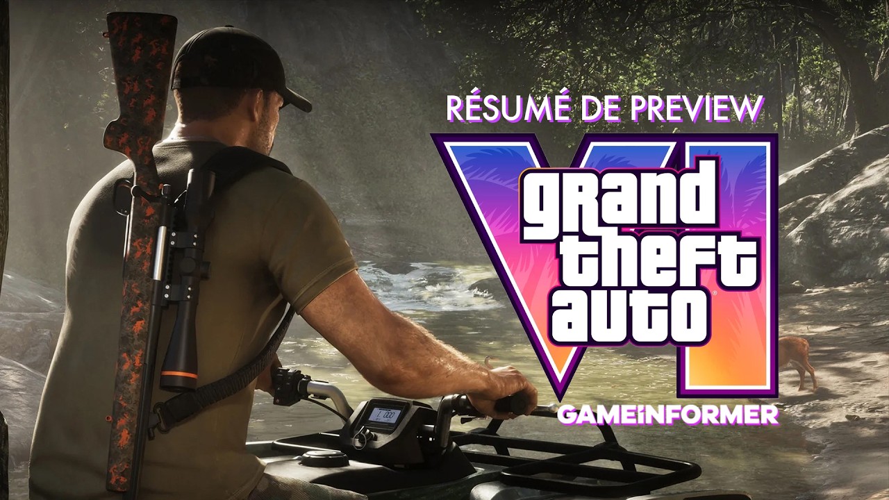 Video thumbnail for GTA 6 : RÉSUMÉ COMPLET DE LA PREVIEW DE GAME INFORMER (MÉTÉO, PNJ, FAUNE & FLORE, RÉGION LEONIDA...)
