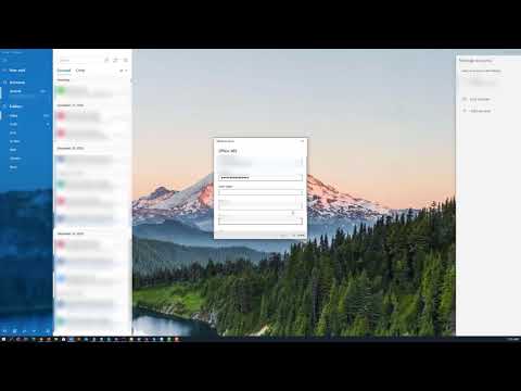 Connecting Windows Mail to Office 365 Account