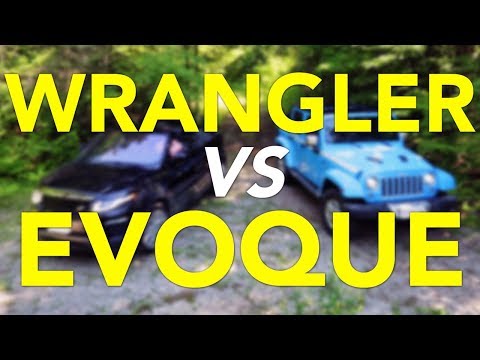 Off-Road Fun-in-the-Sun Comparison (But Not a Real Comparison): Jeep Wrangler and Range Rover Evoque