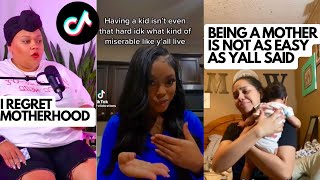 MOTHERS ON TIKTOK TALK ABOUT REGRET OF MOTHERHOOD