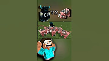 WARDEN VS HOGLIN #minecraft #minecraftshorts #technogamerz #gaming #totalgaming #games #shorts
