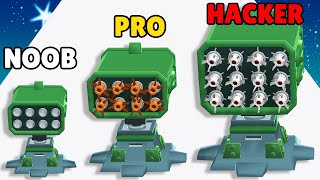 NOOB vs PRO vs HACKER in Bomb Upgrade Rush