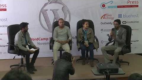 WordCamp Kathmandu 2016 - Panel Discussion on Kickstarting your career in WordPress.